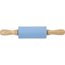 Kagerulle, L: 23 cm, diam. 4.5 cm, lysebl&aring;, 1 stk.