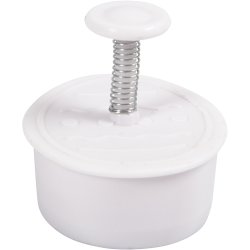 Udstikkere med pr&aelig;g, p&aring;ske&aelig;g, hare, kylling, sommerfugl, H: 5 cm, hvid, 4 stk./ 1 pk.