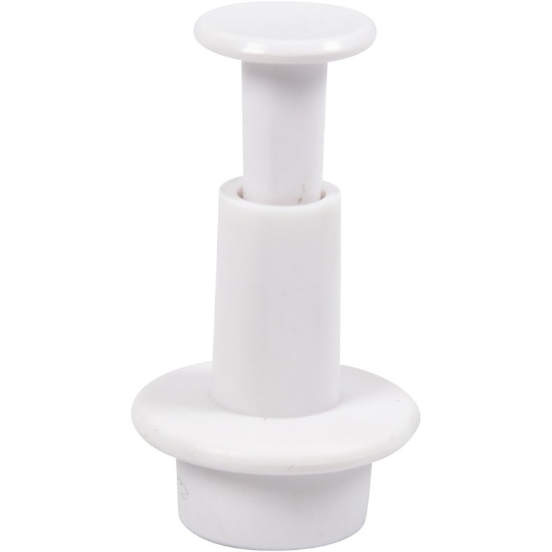 Udstikkere med pr&aelig;g, cirkel, diam. 1,1+1,3+1,7 cm, hvid, 3 stk./ 1 pk.