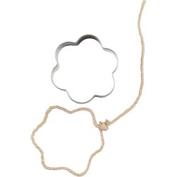 Udstiksforme, blomst, str. 8 cm, 5 stk./ 1 pk.