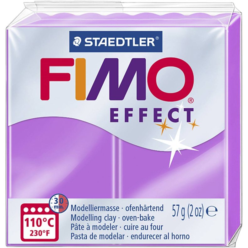 FIMO&reg; Effect, neon lilla, 57g/ 1 pk.