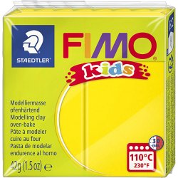 FIMO&reg; Kids Ler, gul, 42 g/ 1 pk.