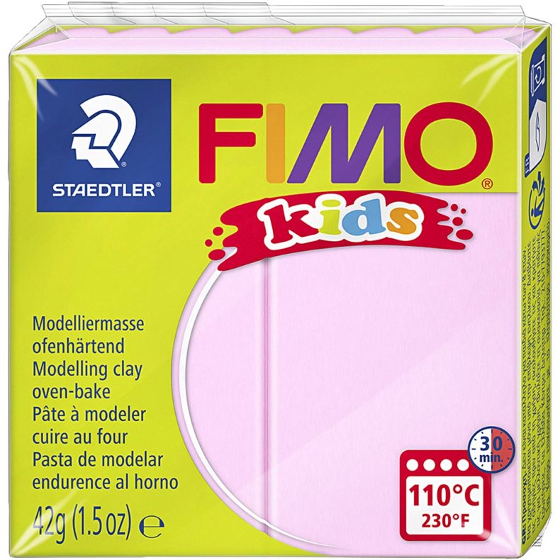 FIMO&reg; Kids Ler, rosa, 42 g/ 1 pk.