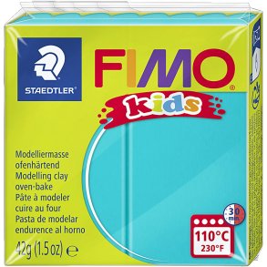 FIMO&reg; Kids Ler, turkis, 42 g/ 1 pk.