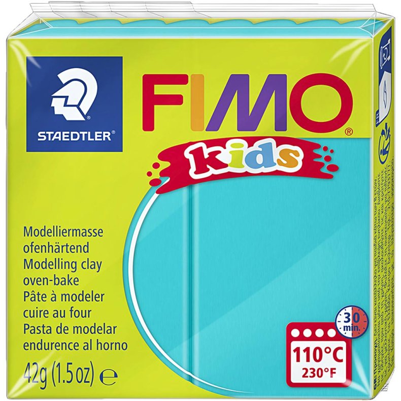 FIMO&reg; Kids Ler, turkis, 42 g/ 1 pk.