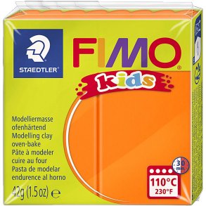 FIMO&reg; Kids Ler, orange, 42 g/ 1 pk.