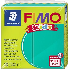 FIMO® Kids Ler, grøn, 42 g/ 1 pk.