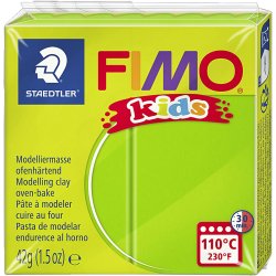 FIMO&reg; Kids Ler, lys gr&oslash;n, 42 g/ 1 pk.