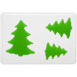 St&oslash;beform, grantr&aelig;, H: 6+8+10 cm, D: 9 mm, str. 14,9x22 cm, 1 stk.