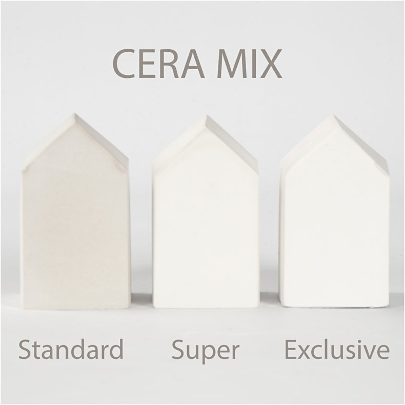 Cera-Mix Standard Modelgips, lys gr&aring;, 1 kg