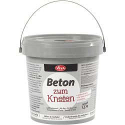 Beton til modellering, gr&aring;, 1500 g/ 1 pk.