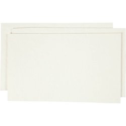 Papirpulp, ark 20x12 cm, r&aring;hvid, 100 g/ 1 pk.