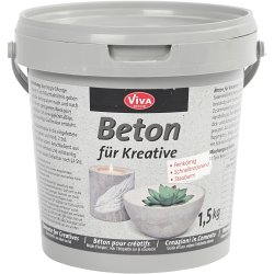 Hobbybeton, gr&aring;, 1500 g/ 1 pk.