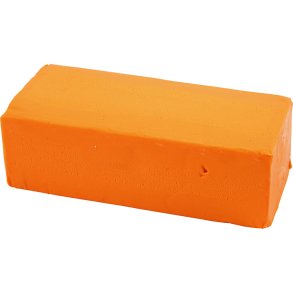 Modellervoks, str. 13x6x4 cm, neon orange, 500 g/ 1 pk.