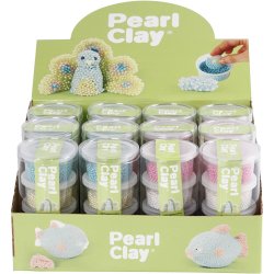 Pearl Clay&reg;, ass. farver, 12 s&aelig;t/ 1 pk.