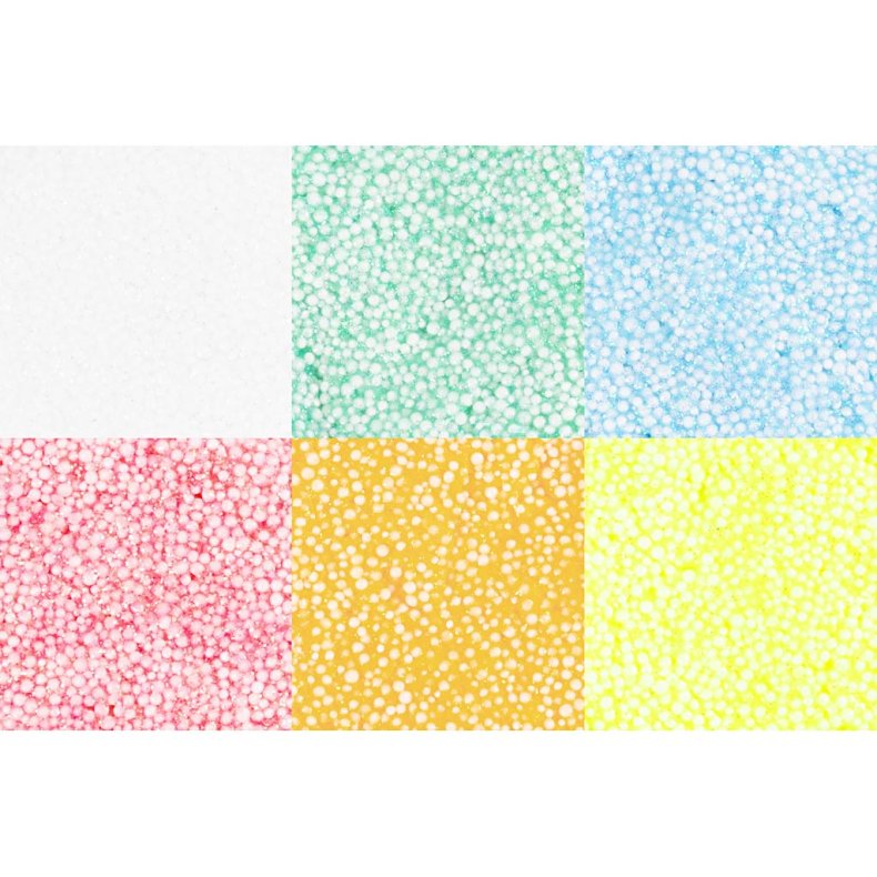 Foam Clay&reg;, glitter, pastelfarver, 84 g, 6x14 g/ 1 pk.