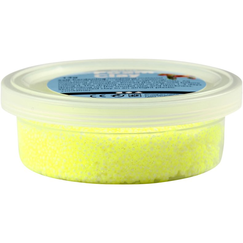 Foam Clay&reg;, glitter, pastelfarver, 6x14 g/ 1 pk.