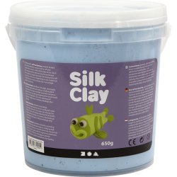 Silk Clay&reg;, neon bl&aring;, 650 g/ 1 spand