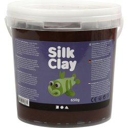 Silk Clay&reg;, brun, 650 g/ 1 spand