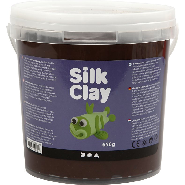 Silk Clay&reg;, brun, 650g/ 1 spand