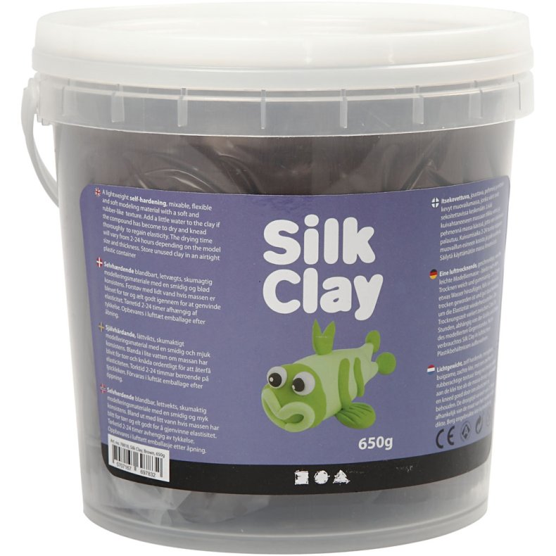 Silk Clay&reg;, brun, 650 g/ 1 spand
