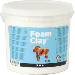 Foam Clay&reg;, hvid, 560 g/ 1 spand