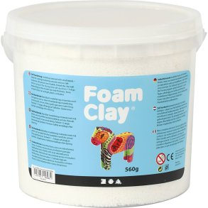 Foam Clay&reg;, hvid, 560 g/ 1 spand