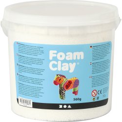 Foam Clay&reg;, hvid, 560 g/ 1 spand