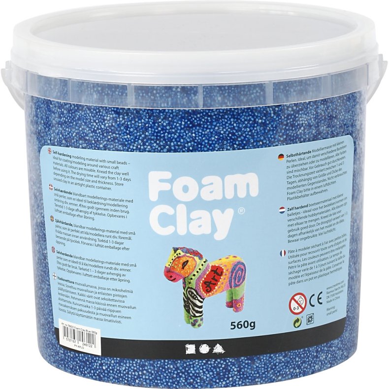 Foam Clay&reg;, bl&aring;, 560g/ 1 spand