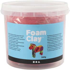Foam Clay&reg;, r&oslash;d, 560 g/ 1 spand