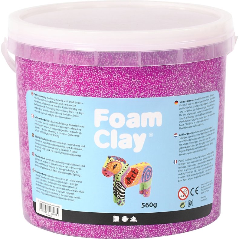 Foam Clay&reg;, lilla neon, 560g/ 1 spand