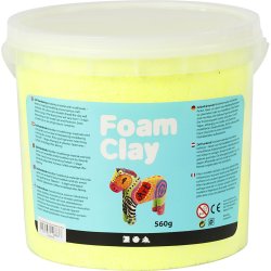 Foam Clay&reg;, neon gul, 560 g/ 1 spand