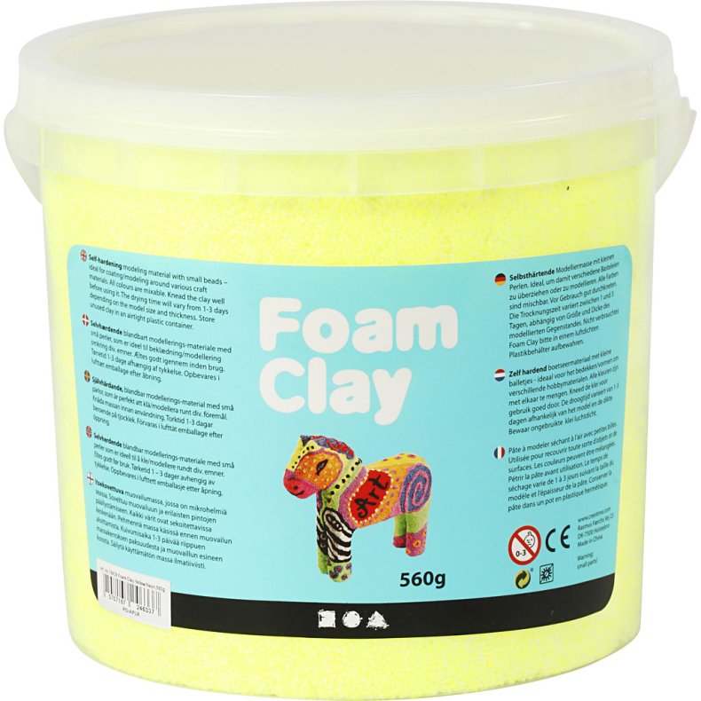 Foam Clay&reg;, neon gul, 560g/ 1 spand