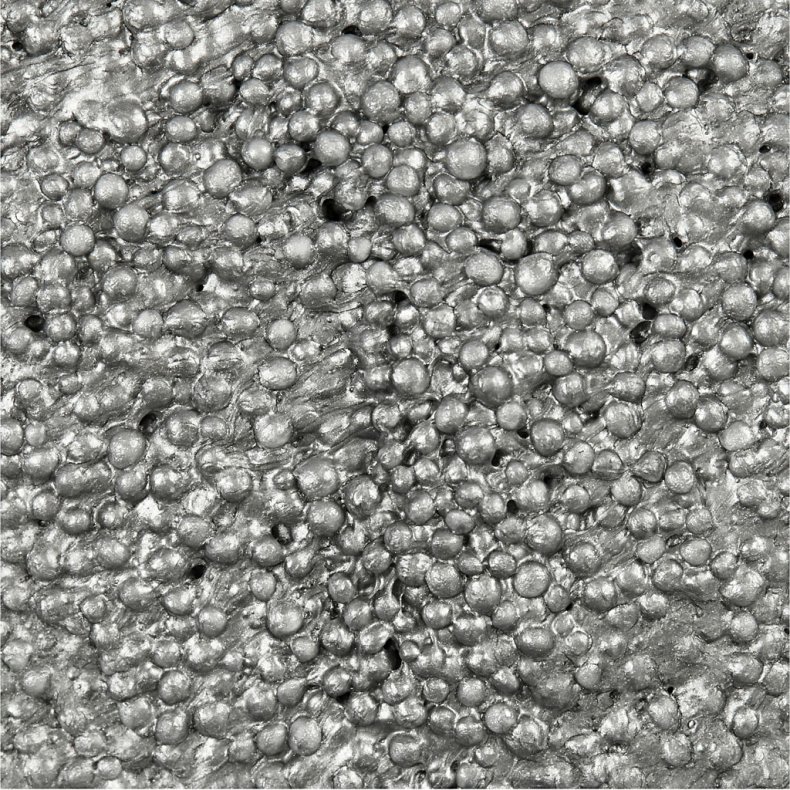 Foam Clay&reg;, metallic, s&oslash;lv, 560 g/ 1 spand