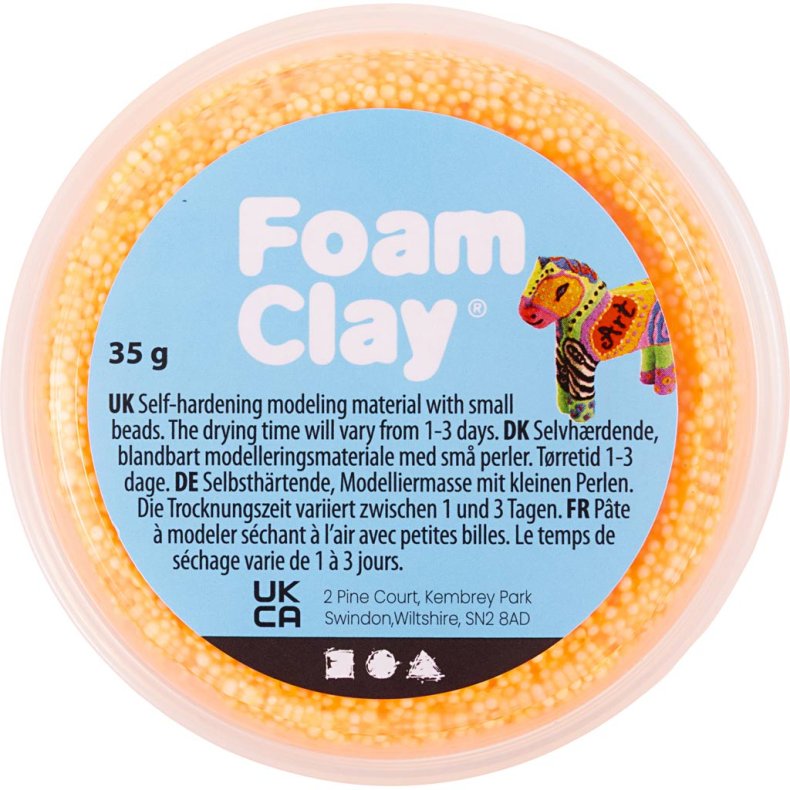 Foam Clay&reg;, orange, 35 g/ 1 ds.