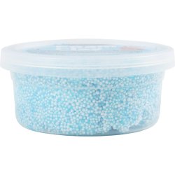 Foam Clay&reg;, glitter, lysebl&aring;, 35 g/ 1 ds.