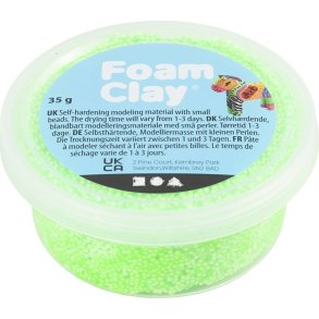 Foam Clay&reg;, lys gr&oslash;n, 35 g/ 1 ds.