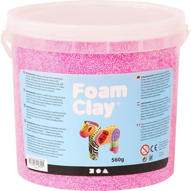 Foam Clay&reg;, pink, 560 g/ 1 spand