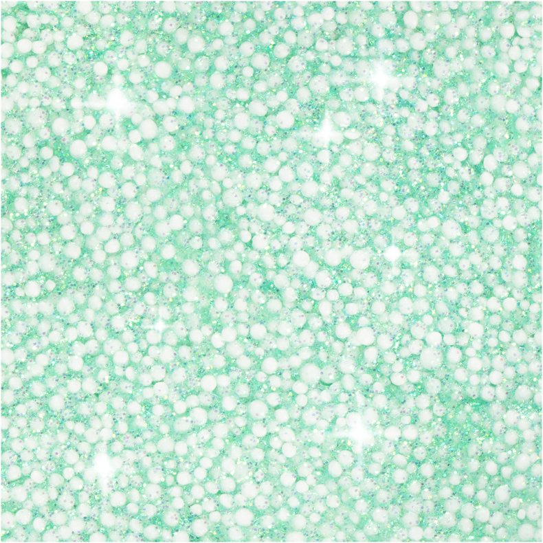 Foam Clay&reg;, glitter, lys gr&oslash;n, 35 g/ 1 ds.