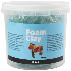 Foam Clay&reg;, m&oslash;rk gr&oslash;n, 560 g/ 1 spand