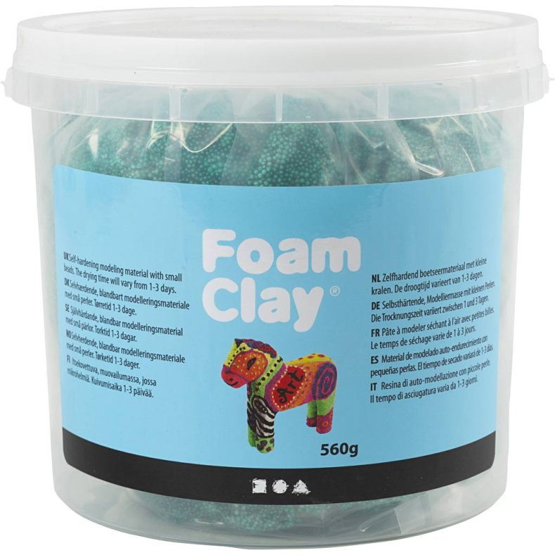 Foam Clay&reg;, m&oslash;rk gr&oslash;n, 560 g/ 1 spand