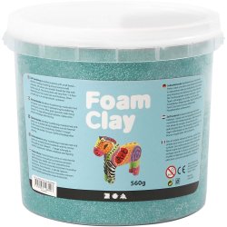 Foam Clay&reg;, m&oslash;rk gr&oslash;n, 560 g/ 1 spand
