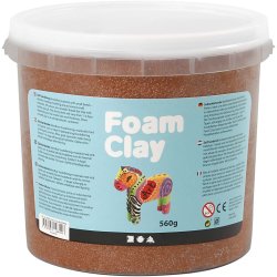Foam Clay&reg;, brun, 560 g/ 1 spand