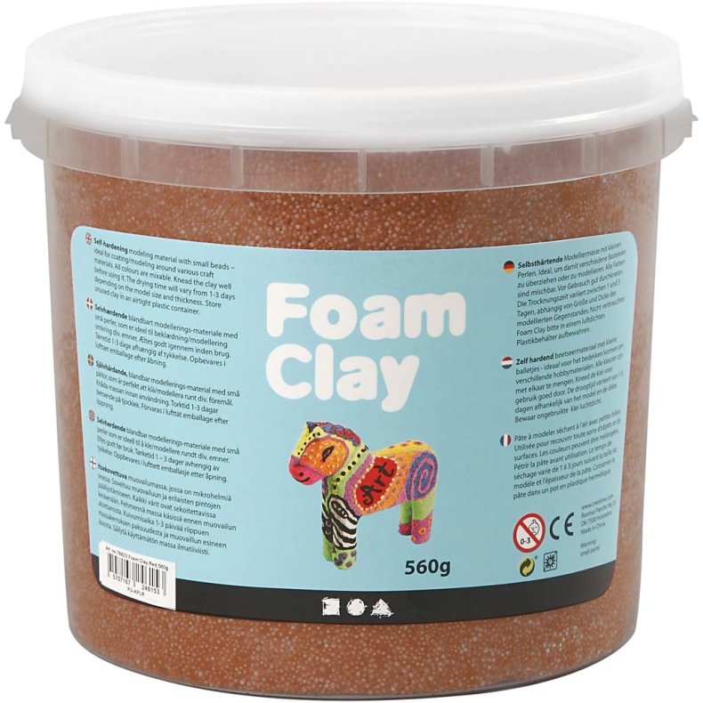 Foam Clay&reg;, brun, 560g/ 1 spand