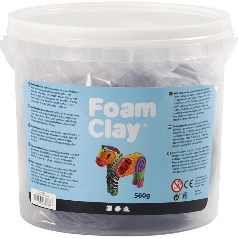 Foam Clay&reg;, lilla, 560 g/ 1 spand