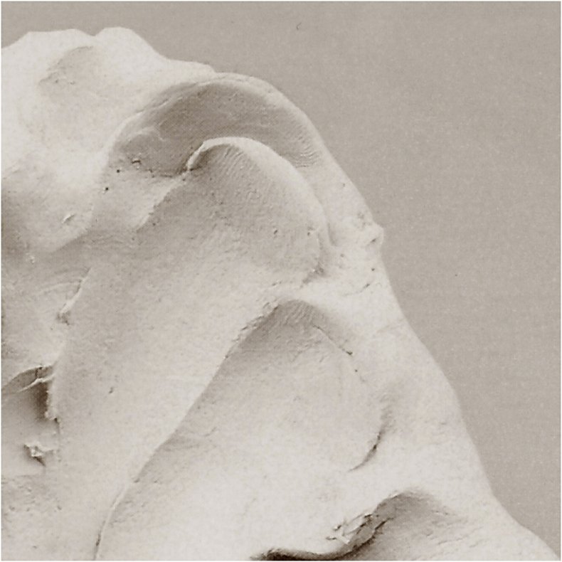 Selvh&aelig;rdende Ler, lys gr&aring;, 1000 g/ 1 pk.