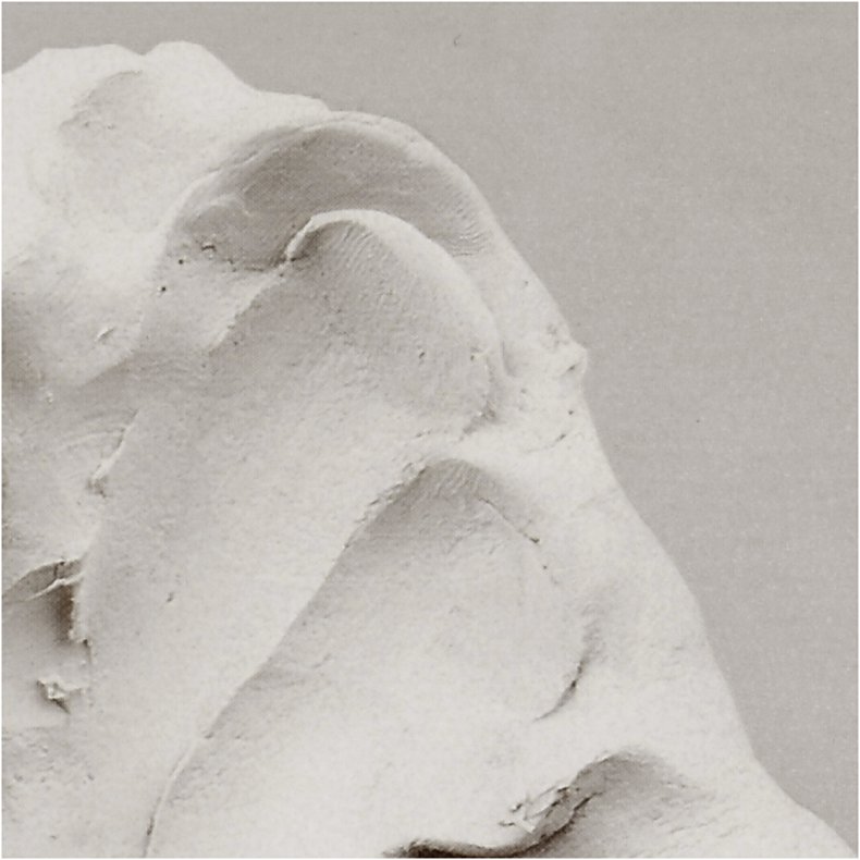 Selvh&aelig;rdende Ler, hvid, 1000 g/ 1 pk.