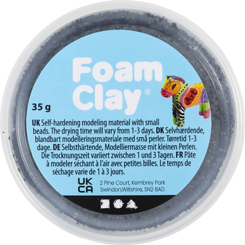 Foam Clay&reg;, sort, 35 g/ 1 ds.