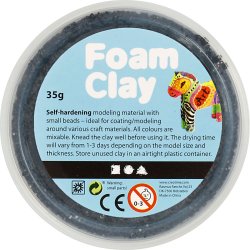 Foam Clay&reg;, sort, 35 g/ 1 ds.