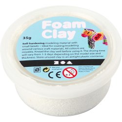 Foam Clay&reg;, hvid, 35 g/ 1 ds.